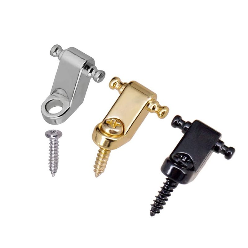 JD.Moon Electric Guitar String Retainers Tree Standard Roller String Guides Pack of 2pcs (Chrome) - Image 4
